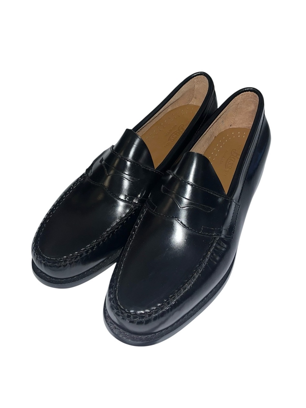 🌟EC🌟 GH Bass Walter Black Leather Penny Loafer - Men's Size 9 - Picture 3 of 11